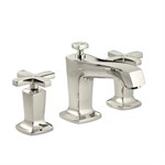 Kohler Bathroom Sink Faucet with Double Cross Handle in Brushed Nickel